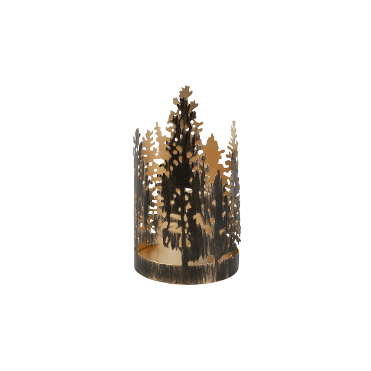Forest Shimmer Candle Holder - Saltbox Sash