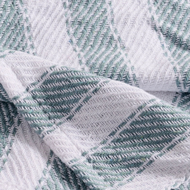 Garmee Upcycled Cotton Beach Blanket - Blue - Saltbox Sash