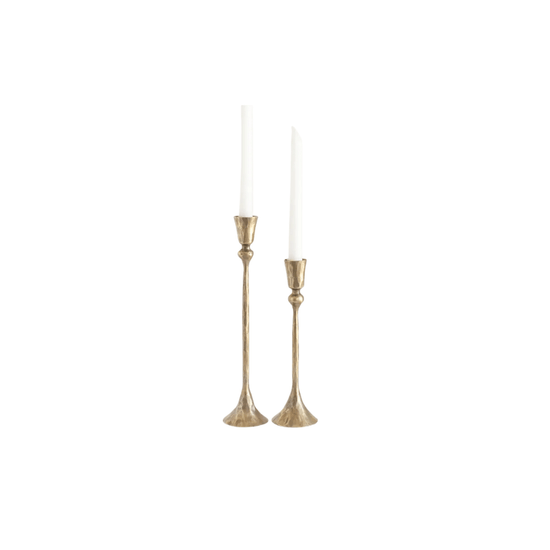 Gemini Hand - Forged Iron Candle Holder - Large - Saltbox Sash