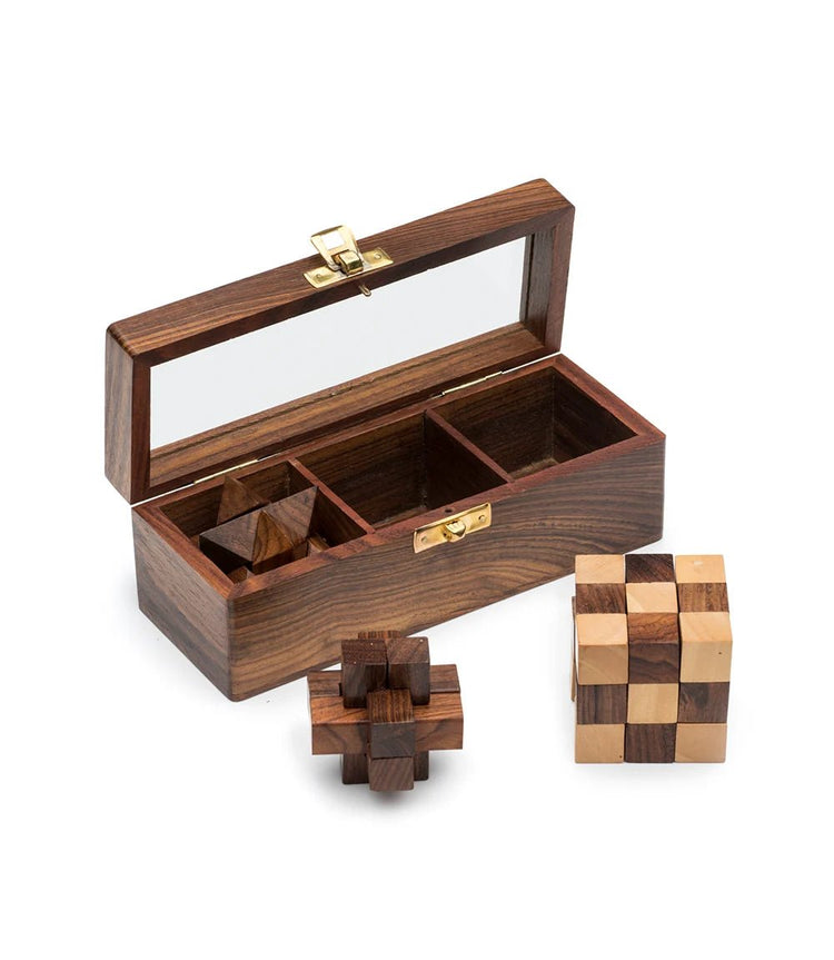 Geometric Puzzle - Saltbox Sash