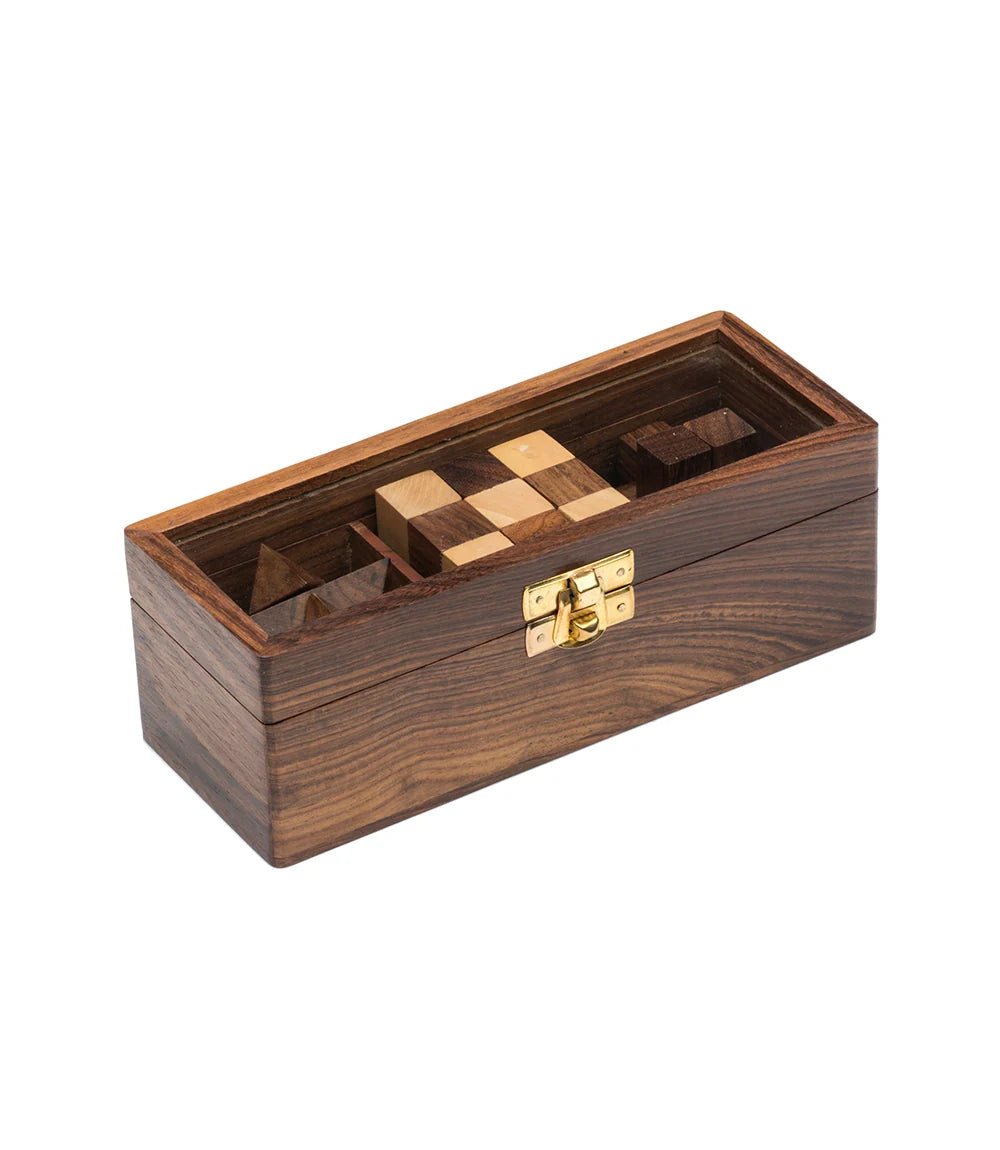 Geometric Puzzle - Saltbox Sash
