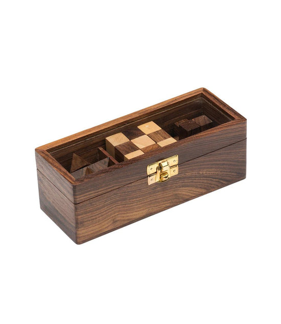 Geometric Puzzle - Saltbox Sash