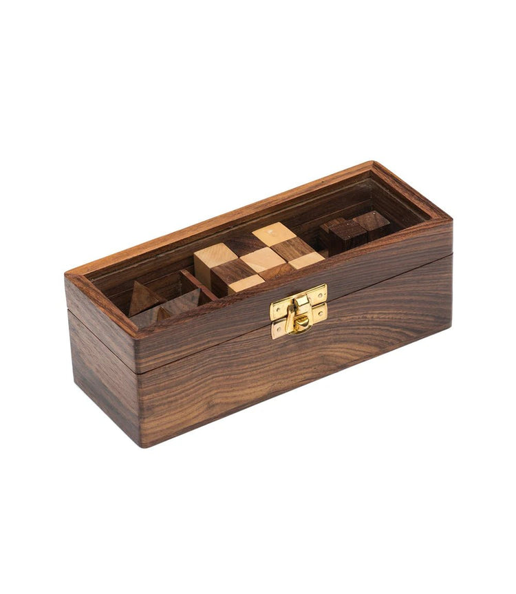 Geometric Puzzle - Saltbox Sash