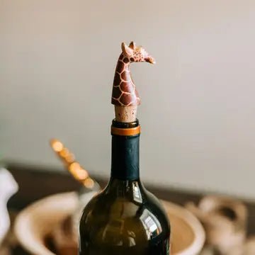 Giraffe Bottle Stopper - Saltbox Sash
