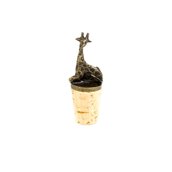 Giraffe Wine Bottle Stopper - Saltbox Sash