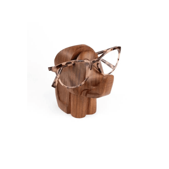 Hand - Carved Elephant Eyeglass Holder - Saltbox Sash