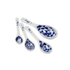 Hand - Painted Floral Measuring Spoon Set - Saltbox Sash