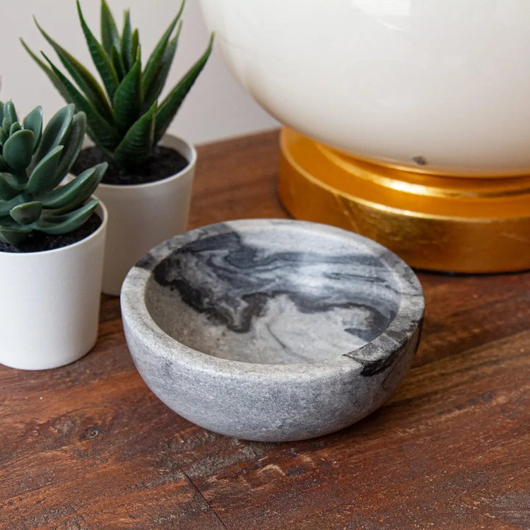 Handmade Marble Bowl - Saltbox Sash
