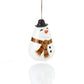 Happy Snowman Gourd Ornament - Saltbox Sash