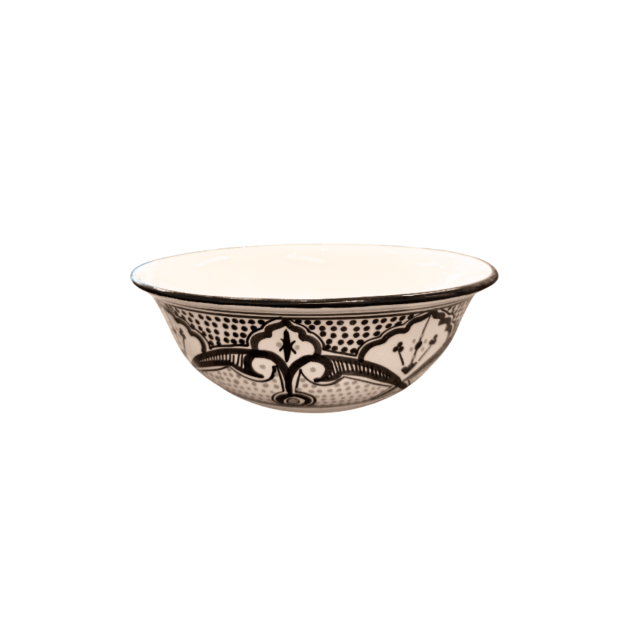Haqima Ceramic Serving/Salad Bowl - Saltbox Sash