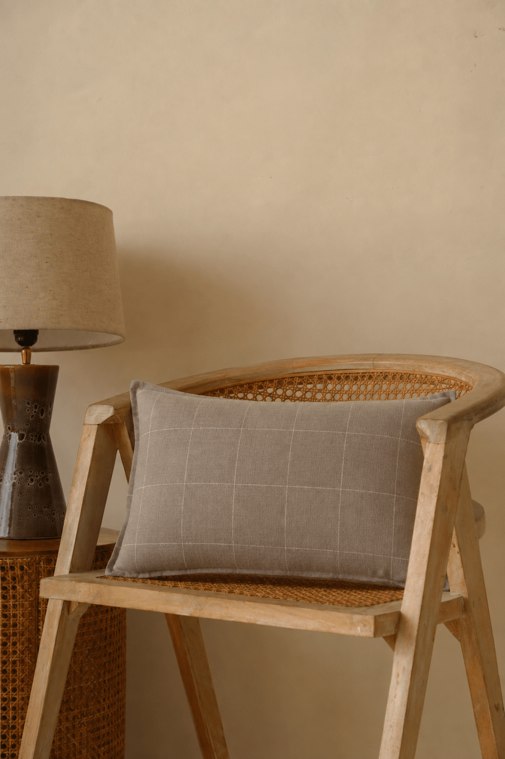Hickory Lumbar Pillow 12 x 20 - Saltbox Sash