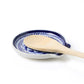 Indigo Bloom Spoon Rest - Saltbox Sash