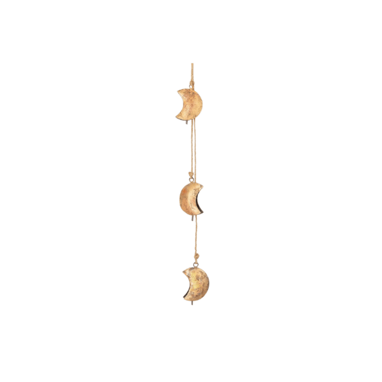Indukala Moon Trio Wind Chime - Saltbox Sash