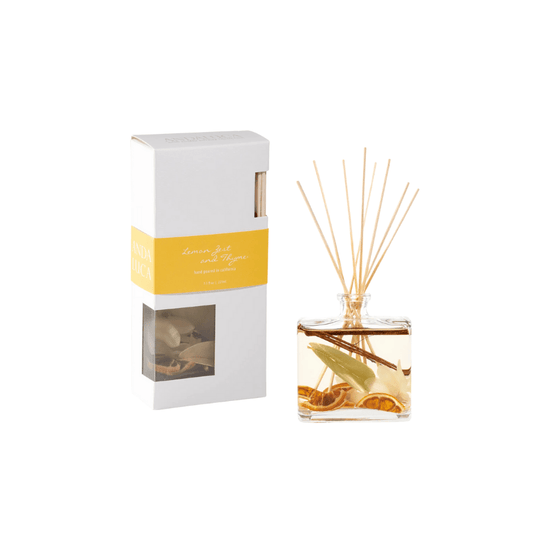 Lemon Zest and Thyme Botanical Reed Diffuser - Saltbox Sash