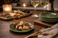 Lotus Leaf Ceramic Appetizer Plate - Saltbox Sash
