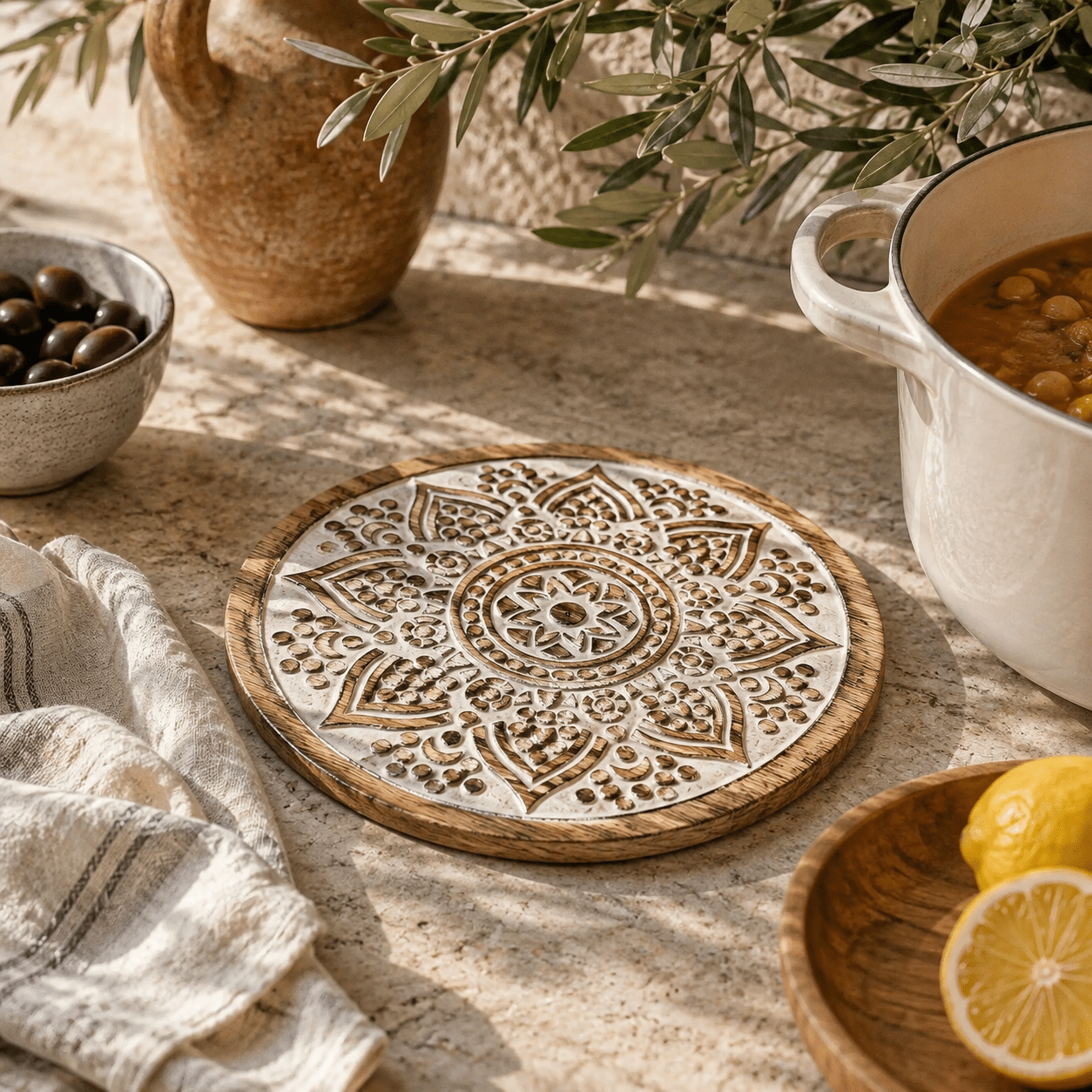 Mandala Trivet - Saltbox Sash