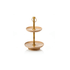 Mango Wood Two - Tiered Stand - Saltbox Sash