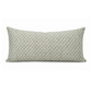 Mogra Block Printed Lumbar Pillow - 12 x 20 - Saltbox Sash