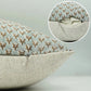 Mogra Block Printed Lumbar Pillow - 12 x 20 - Saltbox Sash