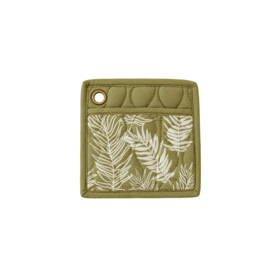 Moss Bird of Paradise Pot Holder - Saltbox Sash