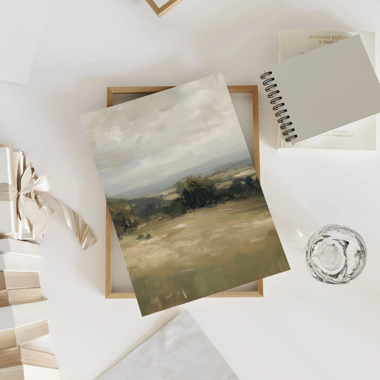 Open Acres Art Print - 8 x 10 - Saltbox Sash