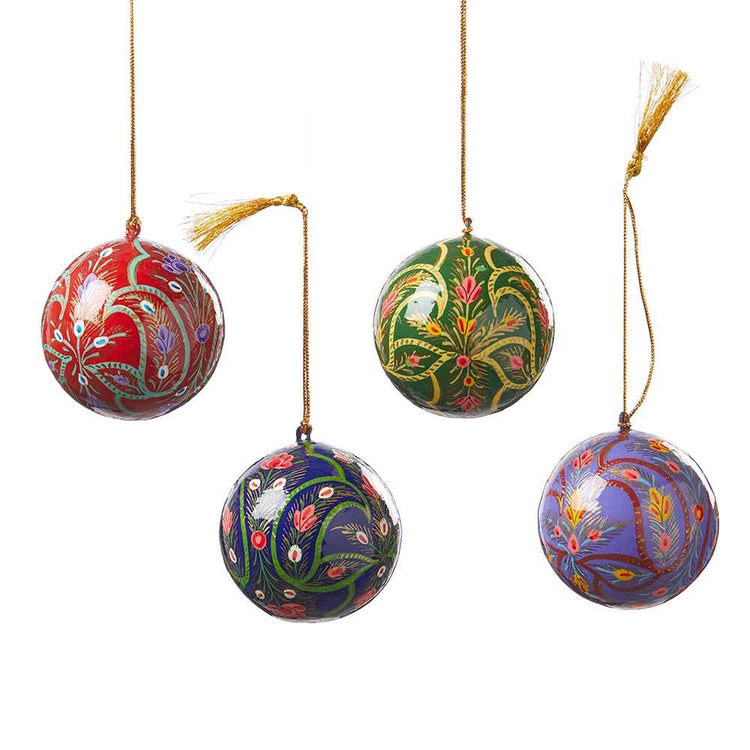 Paizale Kashmiri Ball Ornaments - Saltbox Sash