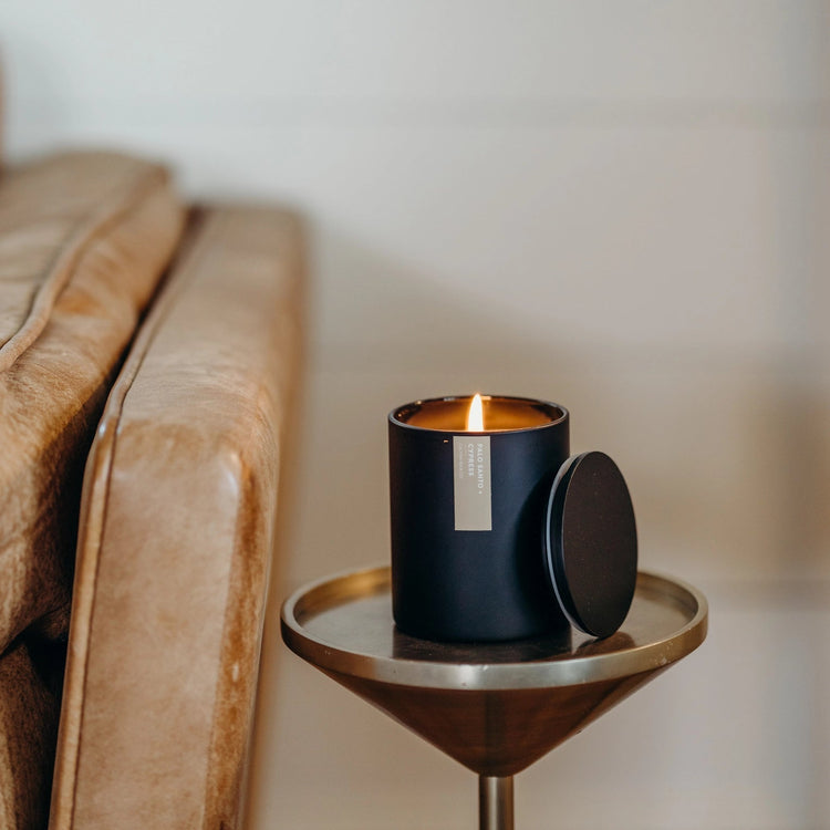 Palo Santo Cypress Soy Candle - Saltbox Sash