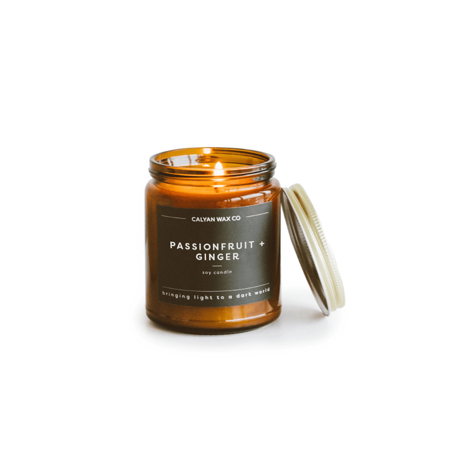 Passionfruit Ginger Candle - Saltbox Sash