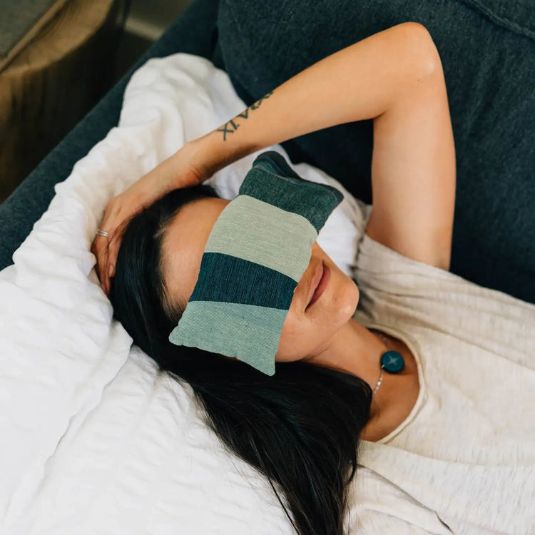 Patchwork Cotton Eye Pillow - Saltbox Sash