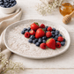Pressed Blossom Ceramic Platter - Saltbox Sash