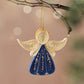 Quill Angel Ornament - Saltbox Sash