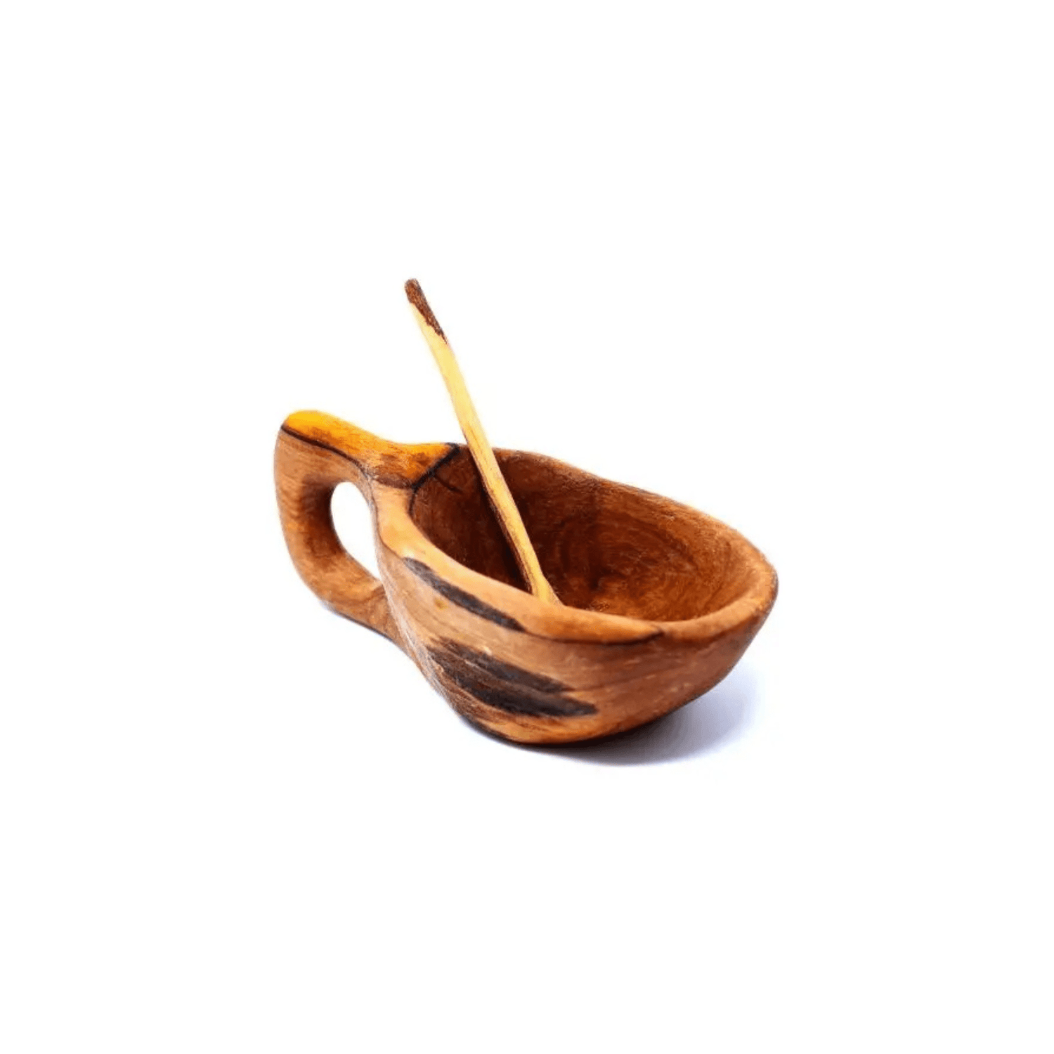 Reclaimed Mini Olive Wood Salt Pot - Saltbox Sash