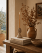 Rustic Pinecone Candleholder - Saltbox Sash