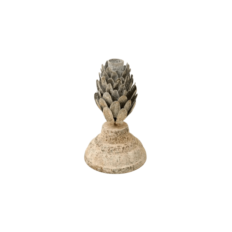 Rustic Pinecone Candleholder - Saltbox Sash