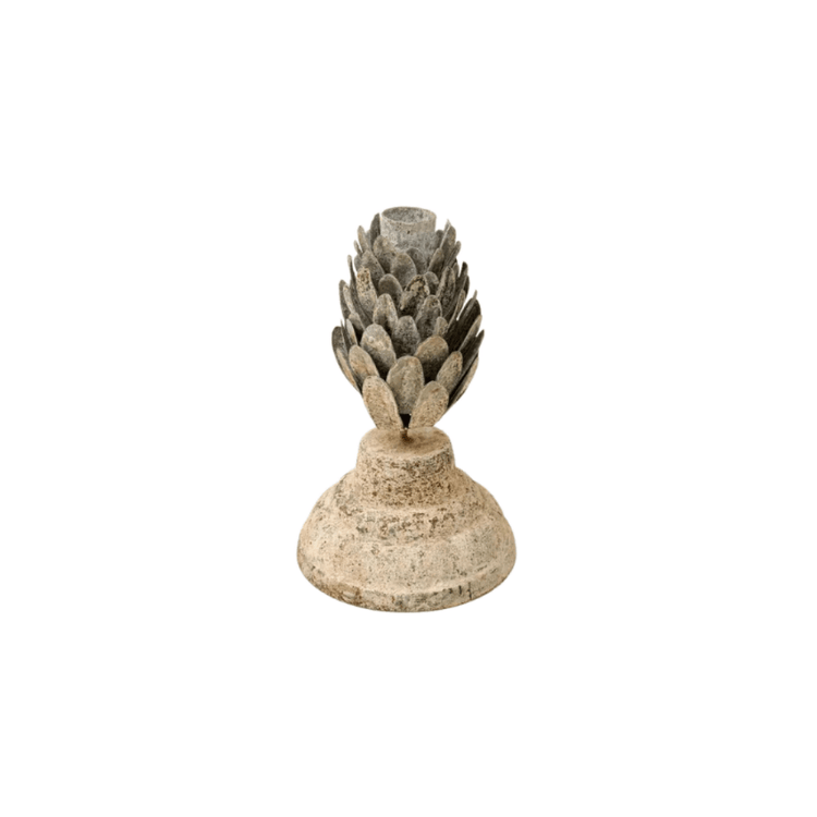 Rustic Pinecone Candleholder - Saltbox Sash