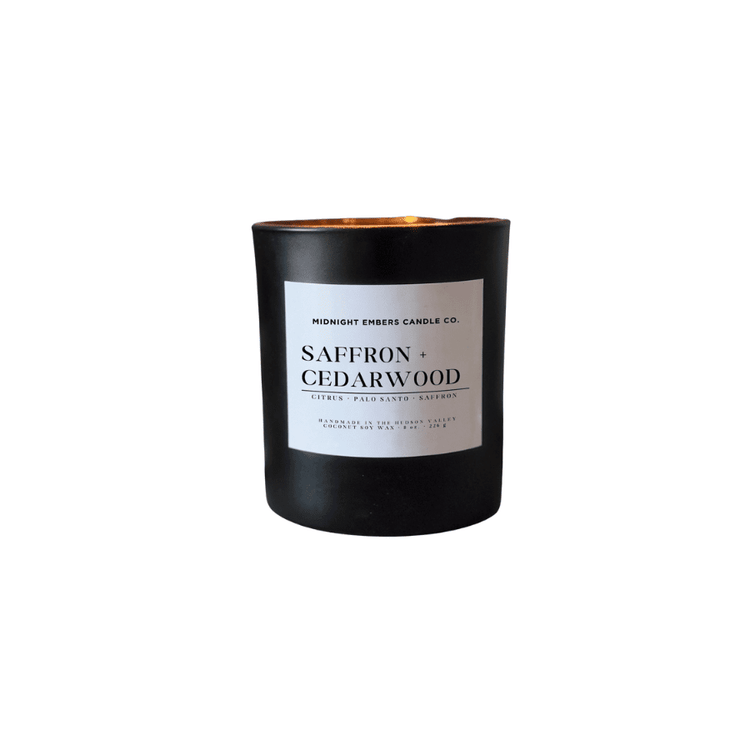 Saffron + Cedarwood Candle - Saltbox Sash