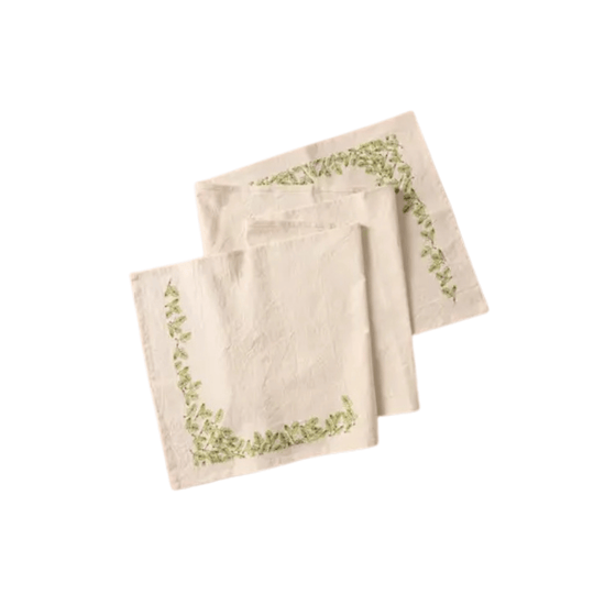 Sardee Holly Cotton Table Runner - Saltbox Sash
