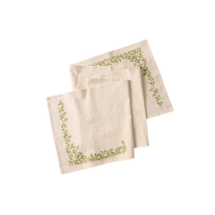 Sardee Holly Cotton Table Runner - Saltbox Sash