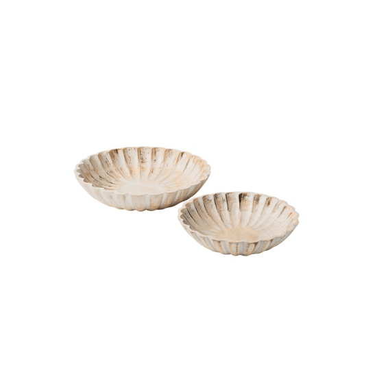 Scallop Serenity Bowls - Saltbox Sash