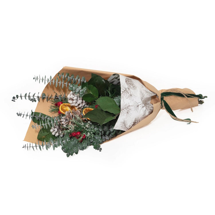 Snowy Woods Bouquet - Saltbox Sash