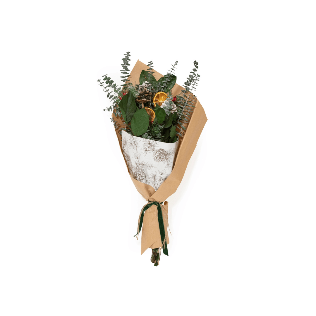 Snowy Woods Bouquet - Saltbox Sash