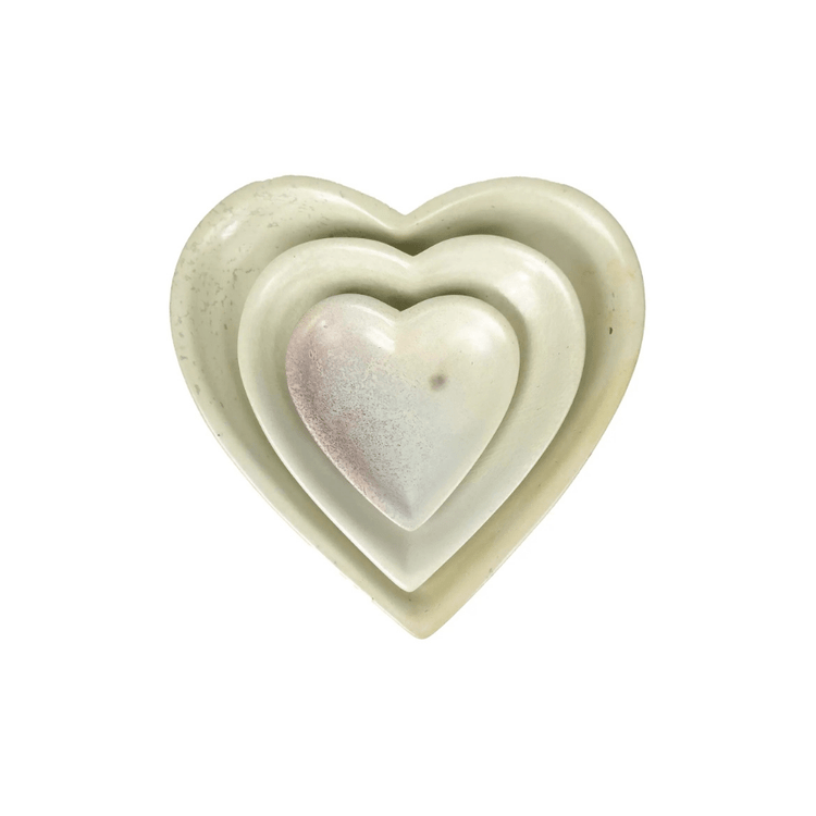 Soapstone Heart Dishes - Saltbox Sash
