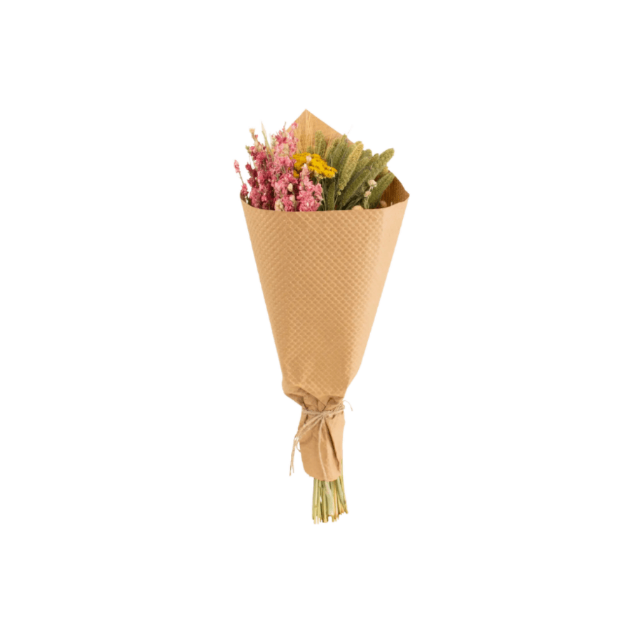 Spring Dried Floral Bouquet - Saltbox Sash