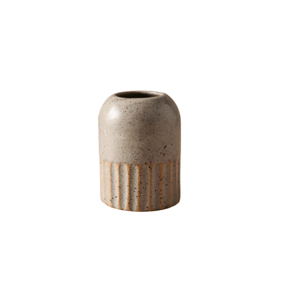 Sundara Fluted Ceramic Vase - Saltbox Sash