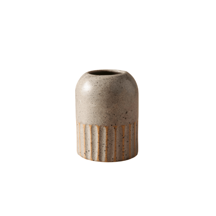 Sundara Fluted Ceramic Vase - Saltbox Sash