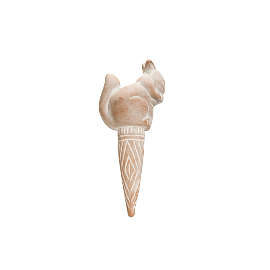 Terracotta Squirrel Plant Watering Spike - Saltbox Sash