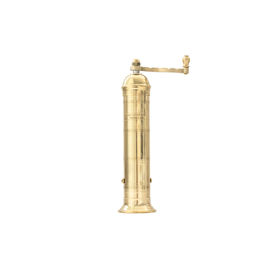 The Original Brass Pepper Mill 9" - Saltbox Sash