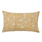 Traditional Block Print Cotton Satin Lumbar Pillow Cover - Saltbox Sash