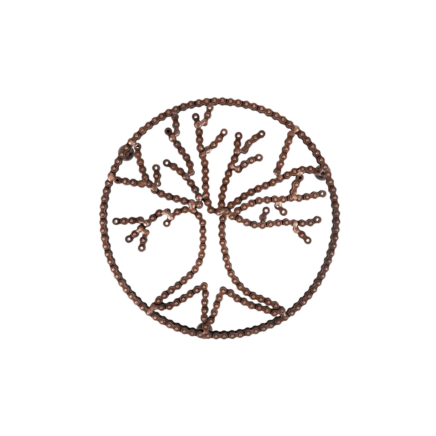 Tree of Life Bike Chain Trivet - Saltbox Sash