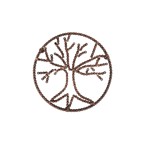 Tree of Life Bike Chain Trivet - Saltbox Sash